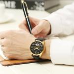 Custom Logo Waterproof Mechanical Watch No Battery Long Service Life