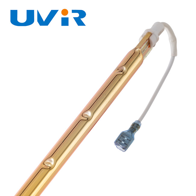 Gold-coating Helen lamp Quartz tube infrared emitters sauna heating with RS base
