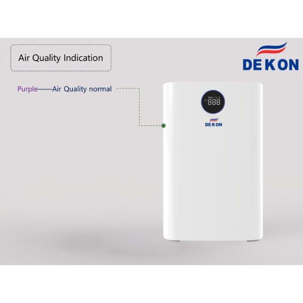 600CMH HEPA H14 PM2.5 Filtration air purifier with UVC air sterilizer and dininfection digital display touch control