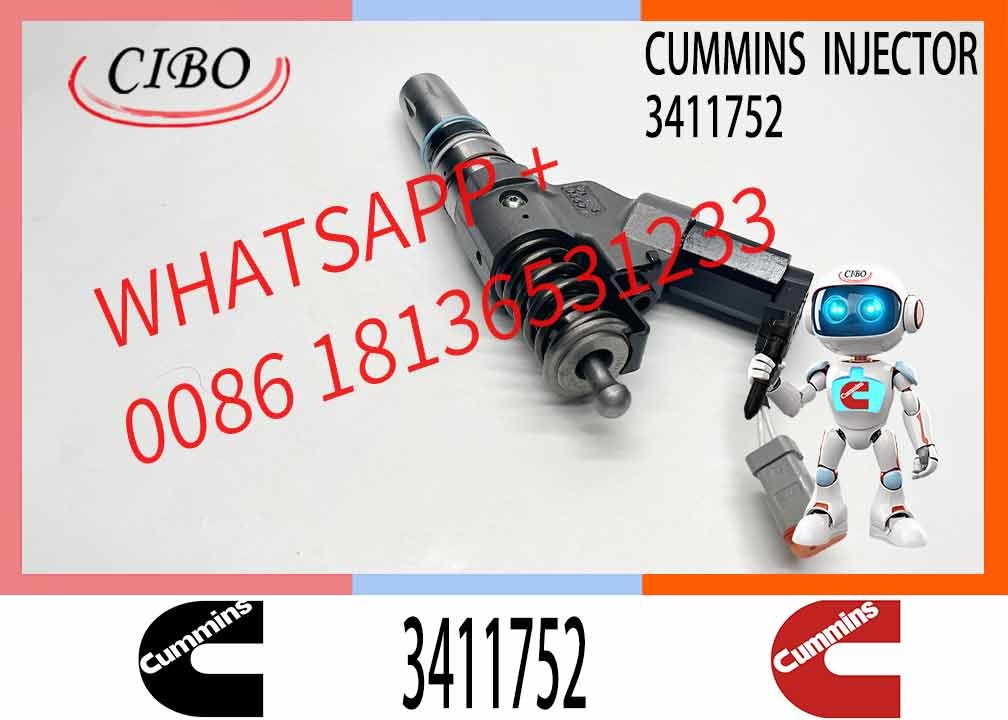 M11 Diesel Engine Parts 3083849 3411756 Fuel Injector for Cummins