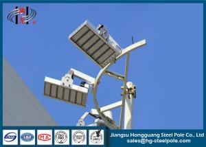 Wholesale Tubular / Tapered LED High Mast Square Light Poles Long Life Span from china suppliers