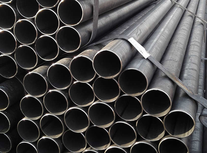 Rust Proof Black Welded Steel Pipe 0.25mm - 2.5mm Thickness Hollow Cross Section