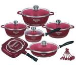Hot Selling Multicolor pans and pots Kitchen Cooking Pot Sets Aluminum Non-Stick