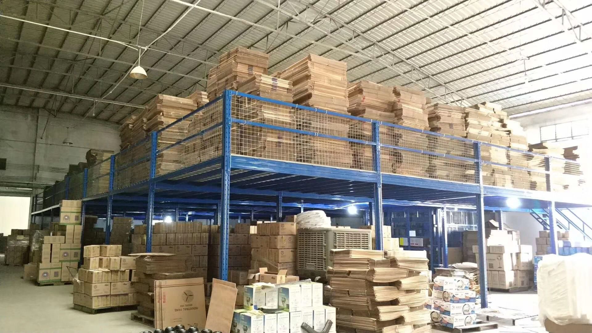SGS Storage Mezzanine Platforms 2500KG Platform Steel Structure For Bicycle