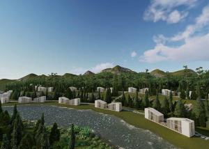 Wholesale Relucent 1 Bedroom Prefabricated Homes / Modern Beautiful Wooden House from china suppliers