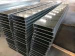 Screws Installation Hot Dip Galvanized Perforated Cable Tray 1.5-2.5mm Thickness
