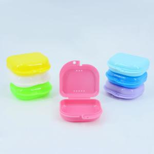 Wholesale Colorful Plastic Custom Orthodontic Uv Retainer Case Box Plastic Denture Storage Box Dental Retainer Case from china suppliers