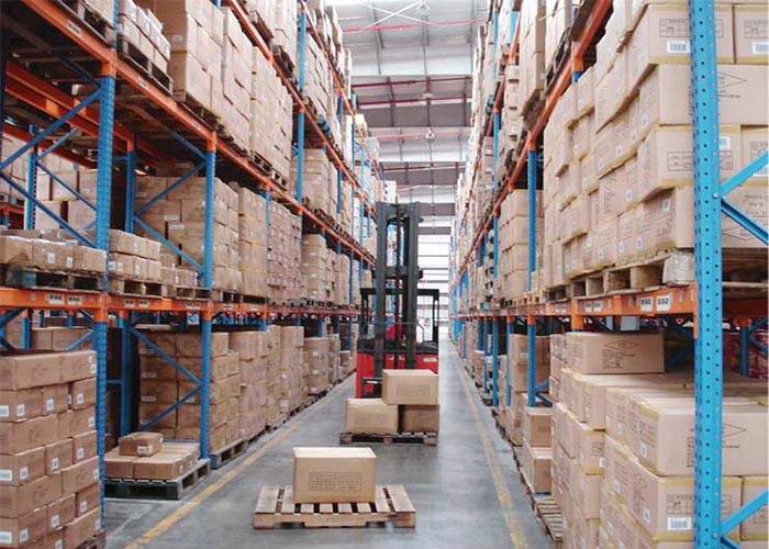 Multi Level Heavy Duty Industrial Pallet Racks , Cold Rolled Steel Storage Rack Systems
