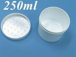16oz Black White PP Cosmetic Jar 250ml 500ml 1000ml Cosmetic Empty Containers
