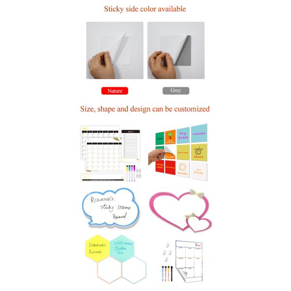 Cute Design Dry Erase Weekly Monthly Planner