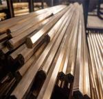 CW614N Hexagonal Brass Rod , Customized Brass Hexagon Bar
