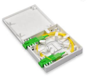 Wholesale SC Fiber Optic Distribution Box , 2 Port Fiber Termination Box Wall Mount from china suppliers