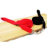 Custom Nylon Dog Leash / Printed Logo Luxury Padded Decorative Velvet Dog Leash