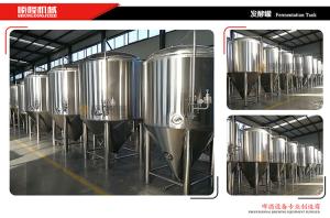 Wholesale Glycol Jacketed Beer Fermentation Tanks 500l Capacity Food Grade Ss Material from china suppliers