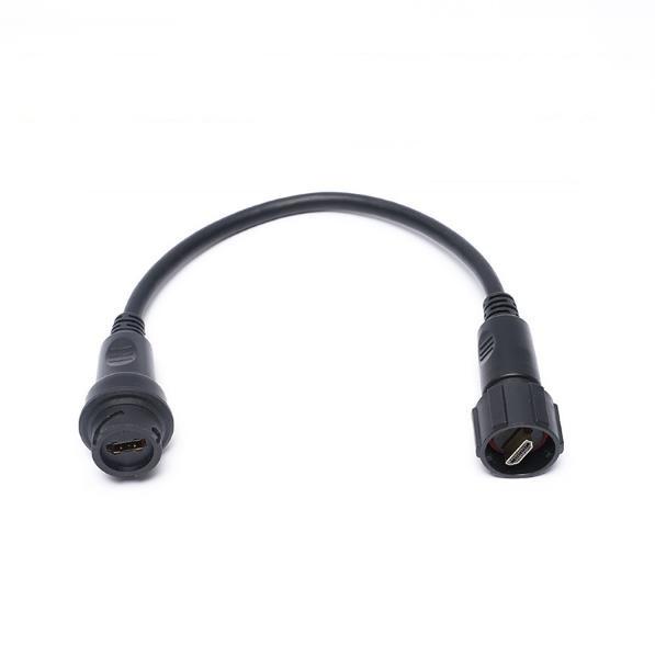 2mm Diameter PVC Insulated Weather Resistant Sheathed Black High Flexibility