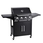 Easily Assembled 4-Burner Stainless Steel Infrared Gas BBQ Grill for Outdoor
