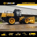 Sanitary Building Construction Equipments 28 Ton Landfill Garbage Compactor