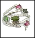 Fashionable Gemstone Rings In 925 Silver For Women Casual Party Wear Oval