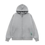 Unisex Custom 350gsm Sublimation Blank Hoodies Puff Printing Zip Up Hoodie