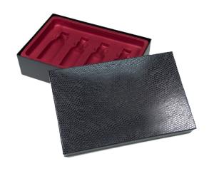 Wholesale Embossing Cosmetic Gift Boxes With Blister Flocking Top And Base Box from china suppliers