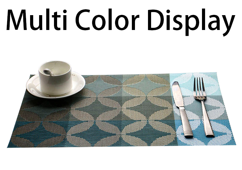 30*45cm or Customized Size PVC Table Mat for Restaurants Heat Resistant and Reusable