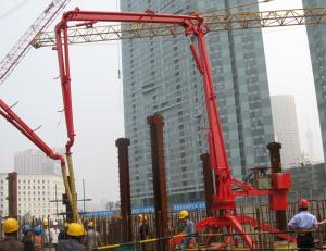 Wholesale 5″×3000 Spider Placing Boom , Concrete Placing Equipment ESSO NUTO H46 Oil from china suppliers