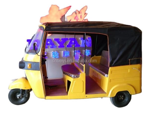 2017 4 Passengers Three Wheeler Taxi Motorcycle in Ethiopia Max Load Capacity 3