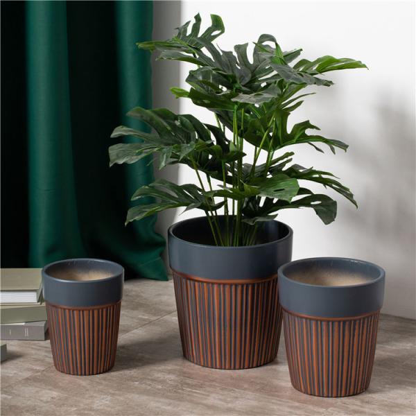 Wholesale bulk indoor outdoor hotel decoration flowerpot garden big large