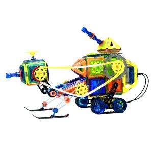 Wholesale Magnetic Toy Sled Fortress 3d Magnetic Building Tiles With Remote Control from china suppliers
