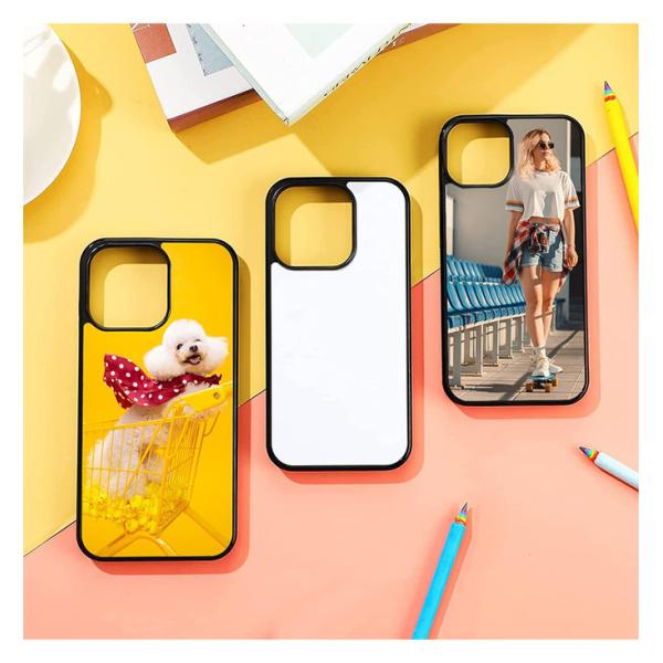TPU Edge Aluminum Plate Sublimation Phone Case Compatible IPhone 15 16 Pro Max