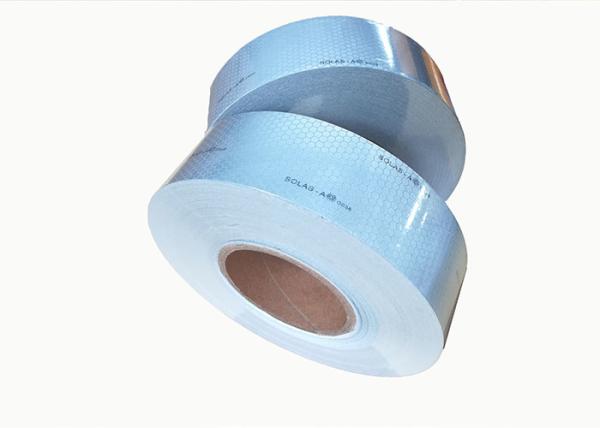 Silver 2 Inch Marine Grade Reflective Tape For Vehicles Self Adhesive Or Fabric