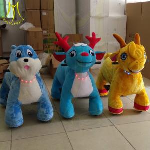 Wholesale Hansel moving indoor games machine battery operated plush animal rides from china suppliers