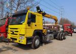 HOWO 6X4 Cargo Truck With 10 Tons Straight Boom Truck Mounted Crane Truck Crane