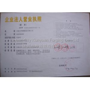Jiyuan City Kunyuan Forging Co., Ltd Certifications