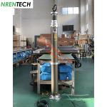 4.5m CCTV pneumatic telescopic mast for mobile surveillance-inside CCTV wires