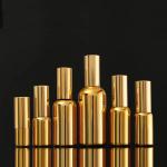 In Stock Wholesale 5-100 ml Gold Electroplated Perfume Spray Bottle Dropper