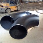 LR SR St37.0 Seamless Buttweld Fittings Carbon Steel ASTM Sch40 90 Degree Pipe