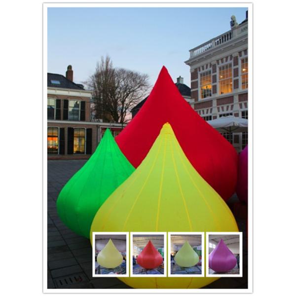 Inflatable Light Cone with Light for Party and Wedding Night Decoration
