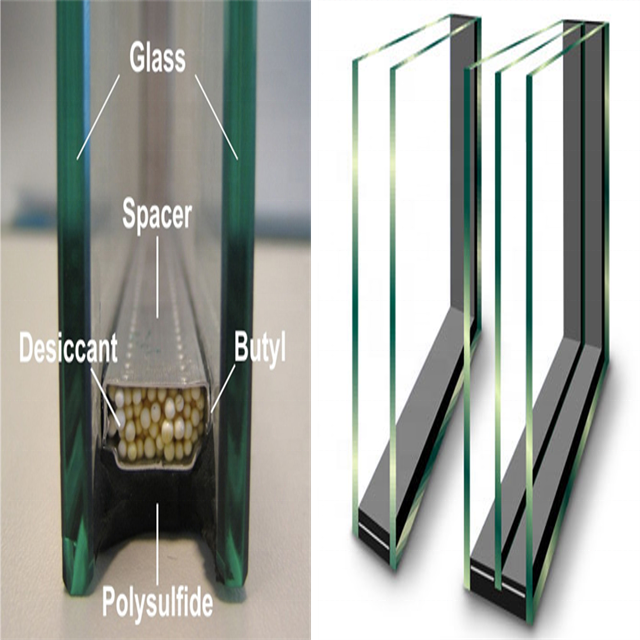 Insulated Glass for Home and Office 3mm-12mm Thickness Industrial Application Material