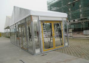 Wholesale PVC Roof Cover And Glass Wall Tent Classic Luxury Kenya Tent With Party Decorations from china suppliers