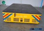 10t Double Motor Drive 4 Wheel Electric Trandport Cart On Cement Floor For Roll