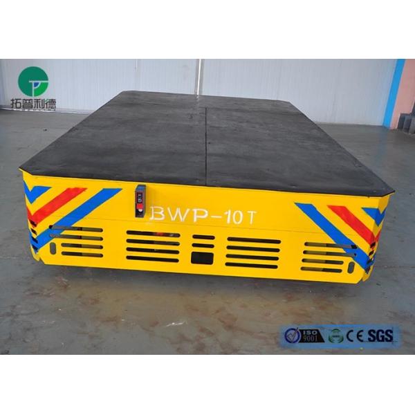 360 Degree Turning Electric Power Automated Slab Handling Motorized Transfer Trolley On Wheels