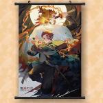 Custom Canvas Manga Wall Art Banner Cartoon Hanging Chainsaw Man Flag