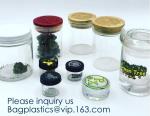 Child Resistant Glass Storage Jar, Herb Storage Glass Container, Child proof