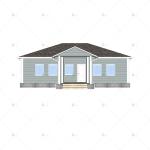 Heya-3B03-B Low-cost prefabricated 3-room sandwich house in China