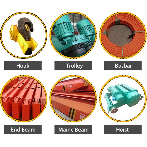 10T LDP Single Girder Overhead Crane Low Headroom Electric Driven Type