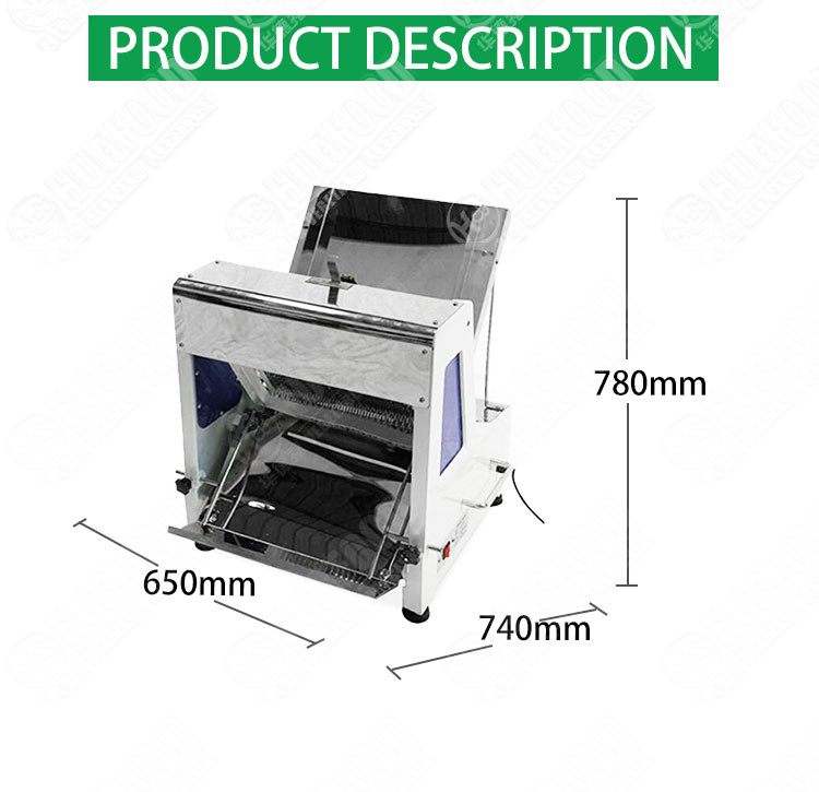 CE Commercial Toast Making Machine 31 Piece Slices Bread Slicer
