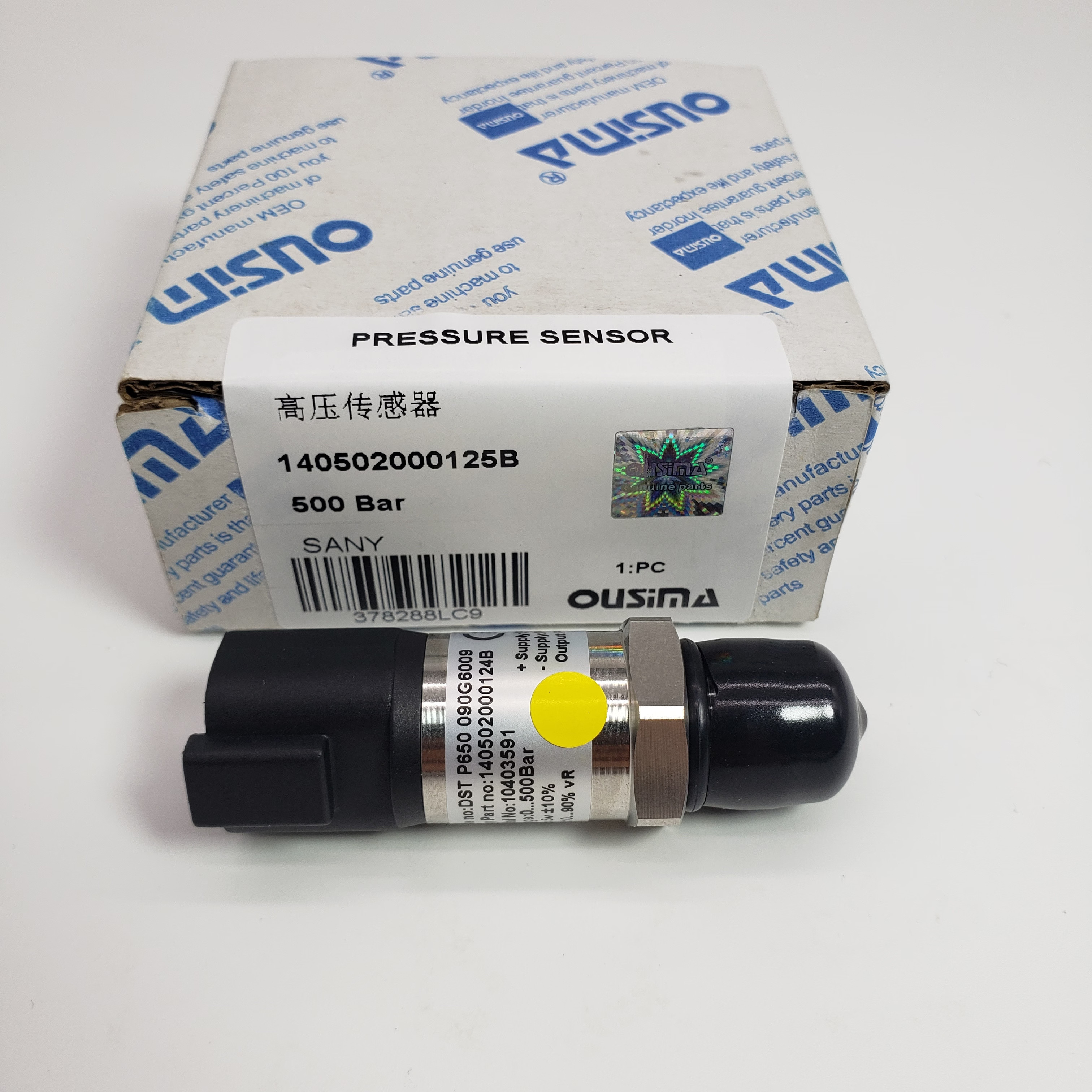 High Pressure Sensor 140502000125B 500 Bar For SANY