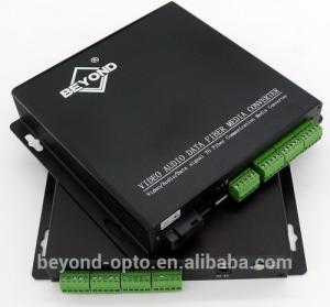 Wholesale TV Production Live Streaming And Camera Accessories 8 BIDI Contact Closure To Fiber Optical Converter from china suppliers