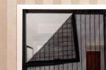 Hotsale Amazon Black Stripe Door Mosquito Net 100x210cm Magnetic Soft Mesh Door